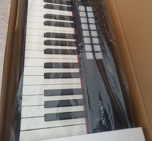 WORLDE-Controlador de teclado MIDI, teclado MIDI de 61 teclas, semi-contrapeso, con instrucciones musicales - Product Image 2