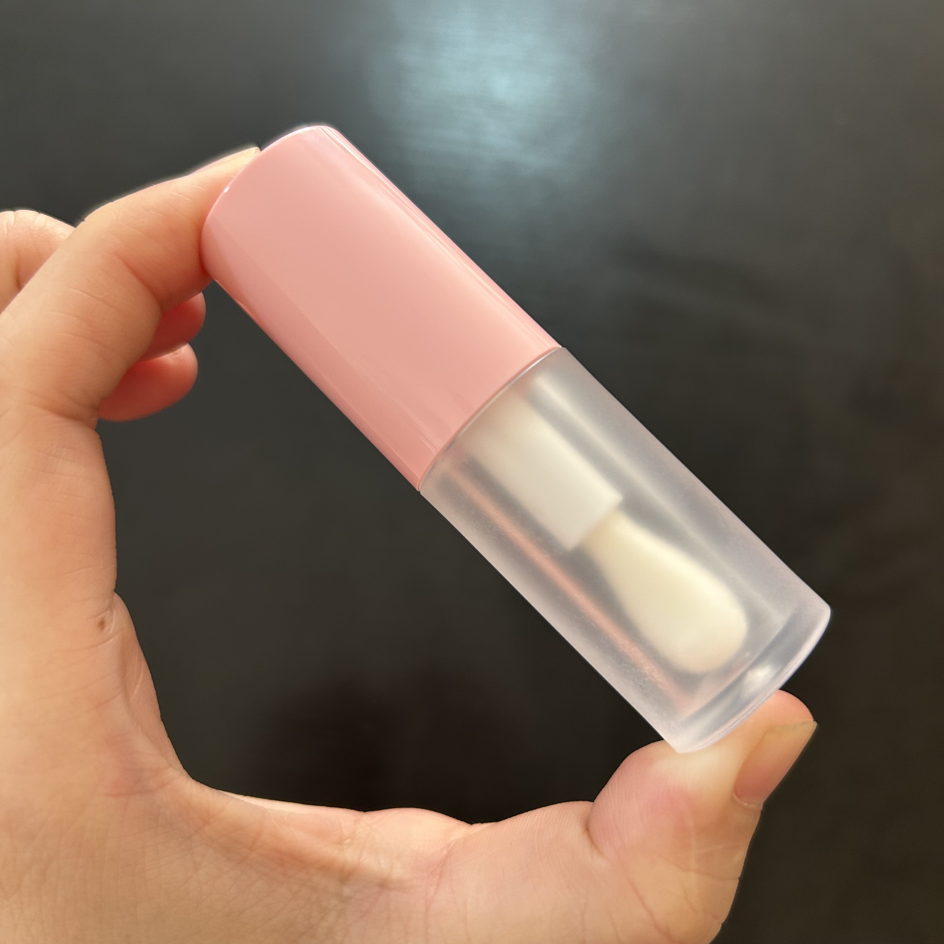 frosted pink tube