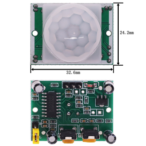 Neues HC-SR501 Einstellen des Infrarot-IR-pyro elektrischen Infrarot-PIR-Moduls Bewegungs sensor detektor modul und-halterung für Arduino Diy Kit