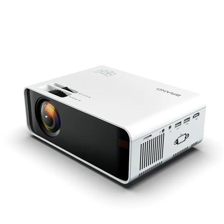 Proyector Digital Led W80 para cine en casa, miniproyector portátil de 2300 lúmenes, 4K, 1080p, mejora la diversión