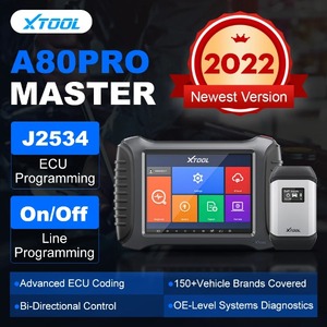 2024 più recente XTOOL A80 pro Master OBD2 strumenti di diagnostica J2534 ECU programmatore ECU codifica chiave programmatore tutti i sistemi 30 + servizi - Product Image 2