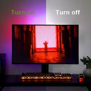 RGBIC LED Strip Monitor Back Light for PC 5V <strong>USB</strong> Powered Color Sync <strong>Game</strong> Music Mode IP65 Fits 24-34 Inch <strong>Computers</strong> - Product Image 5