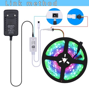 彩色阿列克谢SPI TTL DMX WS2812B RGB动态动画效果发光二极管2812梦想颜色1903个人可寻址发光二极管灯带 - Product Image 2