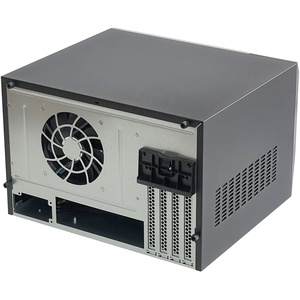 MATX- NASケース8ベイブラックミニITXフォームコンピュータストレージサーバーシャーシSFF8643 Sasバックプレーンホットスワップ可能サポートFLEX PSU - Product Image 6