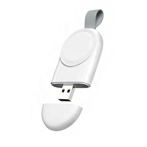 นาฬิกาแม่เหล็กไร้สายแบบพกพา USB-C USB-A มินิสมาร์ทวอชสำหรับ Apple Watch 8 7 6 5 iWatch 7 6 5รับประกัน1ปี - Product Image 1