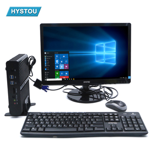 HYSTOU-Mini ordenador de escritorio para oficina, Core i7 i 7, Gamer, sin ventilador, Micro PC - Product Image 1