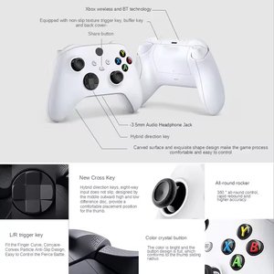 ワイヤレスゲームコントローラーはXboxシリーズXと互換性があります | S Xbox One Windows PC Xbox Oneコントローラー赤に適しています - Product Image 6