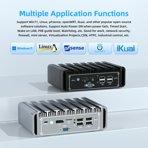 5 LAN Small <strong>Computer</strong> 16gb Ram DDR5 Intel N100 DP <strong>2</strong>*HD-MI <strong>Type</strong> C Router Firewall Server Pfsense Desktop Mini Pc - Product Image 6
