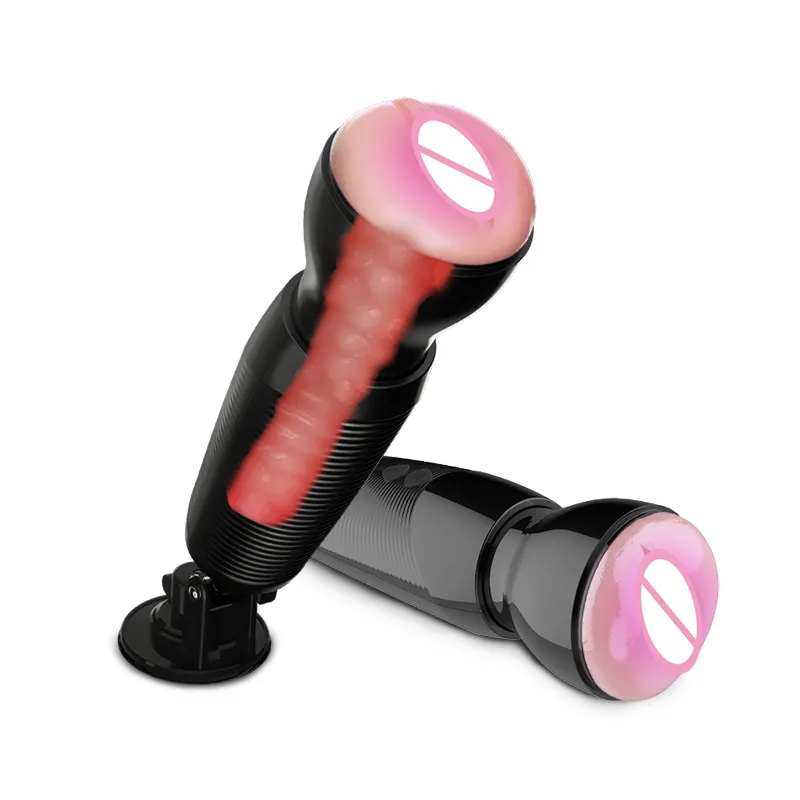 2023 New Sexy Masturbation Cup Vibrator Voice Interaktive teleskop ische Hände frei männlich Mastur bator Sexspielzeug für Männer