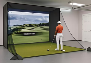 מסגרת סימולטור גולף סט מלא קל להתקנה, המרות למוסכים. כולל מעקב מדויק ומצבי משחק סוחפים. - Product Image 3