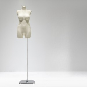 加大码胖白模特道具女halflon桌橱窗展示女店模特展示架全身