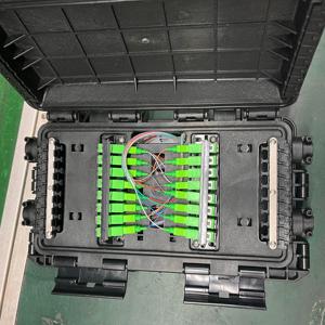 Pole-Mounted 4 6 8 12 16 24 Ports Fiber Optic Distribution Box with PLC Splitter for FTTH <strong>Network</strong> GPRS and <strong>TCP</strong> - Product Image 5