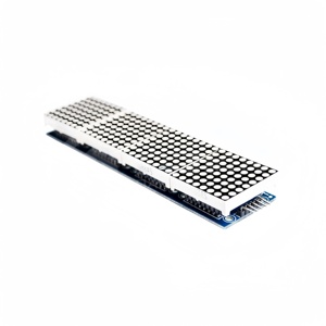 MAX7219 modulo microcontrollore modulo di controllo a matrice di punti 4 in 1 Display invia linea 5P (H6A4) - Product Image 5