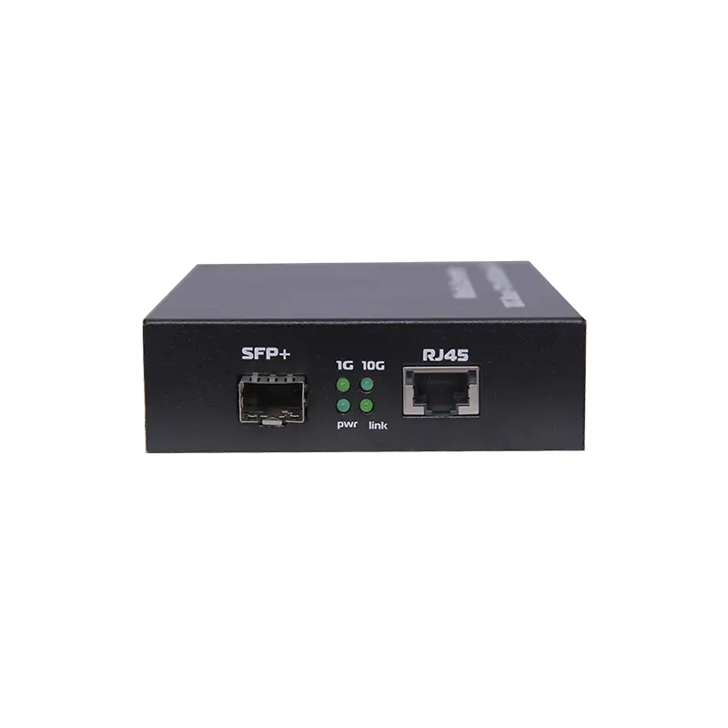 1 1G 10G SFP 1 1G 10G RJ45 Copper Port AC220V DC5V DWDM CWDM Commercial Grade Fiber Media Converter