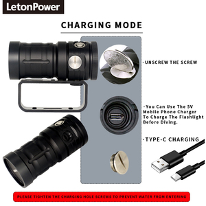 Không thấm nước Dive <span class=keywords><strong>Torch</strong></span> Scuba <span class=keywords><strong>Diving</strong></span> ánh sáng subaquatic chiếu sáng thiết bị <span class=keywords><strong>10000</strong></span> lumens 100m <span class=keywords><strong>LED</strong></span> công nghiệp có thể sạc lại pin - Product Image 6