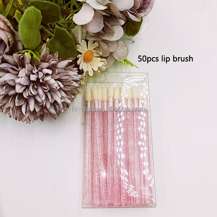 Lip brushes 50 pcs + PVC box