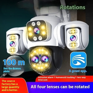 Outdoor 12MP Wifi <strong>Security</strong> <strong>Camera</strong> 3 Screen with 10X Zoom Night Vision Network PTZ <strong>Camera</strong> Two Way Audio AI Motion Tracking CCTV - Product Image 6