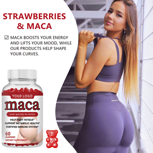 Maca Gummies Amino asitler mineraller ve vitamin organik Maca aralığı zengin kadınlar için kalça büyütmek için erkek canlılık geliştirmek - Product Image 3