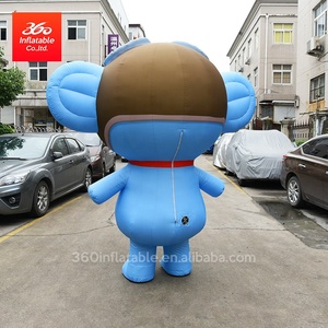 Không thấm nước Oxford vải in ấn di chuyển Inflatable phim hoạt hình đáng yêu Elephant cho quảng cáo trang phục Inflatable nhân vật bức tượng - Product Image 3