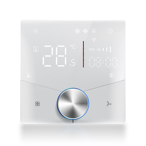 Современный дизайн, система HVAC, 4 трубы, внешний датчик, Wi-Fi, термостат с контролем Tuya, термостат с детским замком, регулятор температуры - Product Image 4