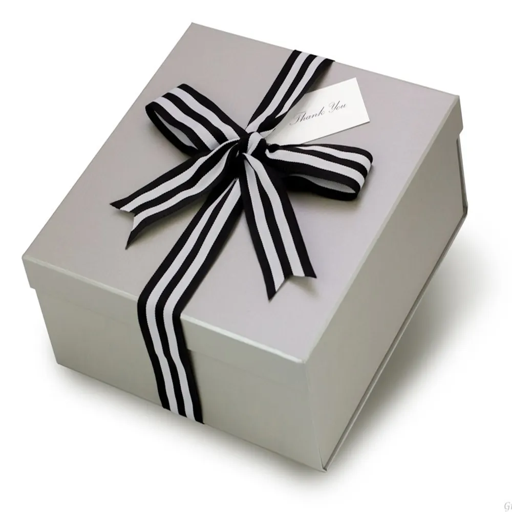 Moderne Luxus Schwarz Geschenk Box Mit Deckel Hochzeit Geburtstag Präsentieren Jahrestag vatertag Geschenke Box