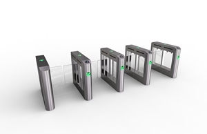 RFID lettore di schede di riconoscimento facciale di controllo di accesso della folla di controllo di sicurezza del cancello d'ingresso del tornello pedonale dell'oscillazione della barriera - Product Image 5