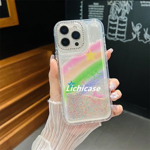 Lichicase Chống Thả Bong Bóng Thiết Kế Cầu Vồng Cầu Mô Hình Trường Hợp Điện Thoại Cho Motorola G05 G15 E15 Vỏ Bảo Vệ - Product Image 5