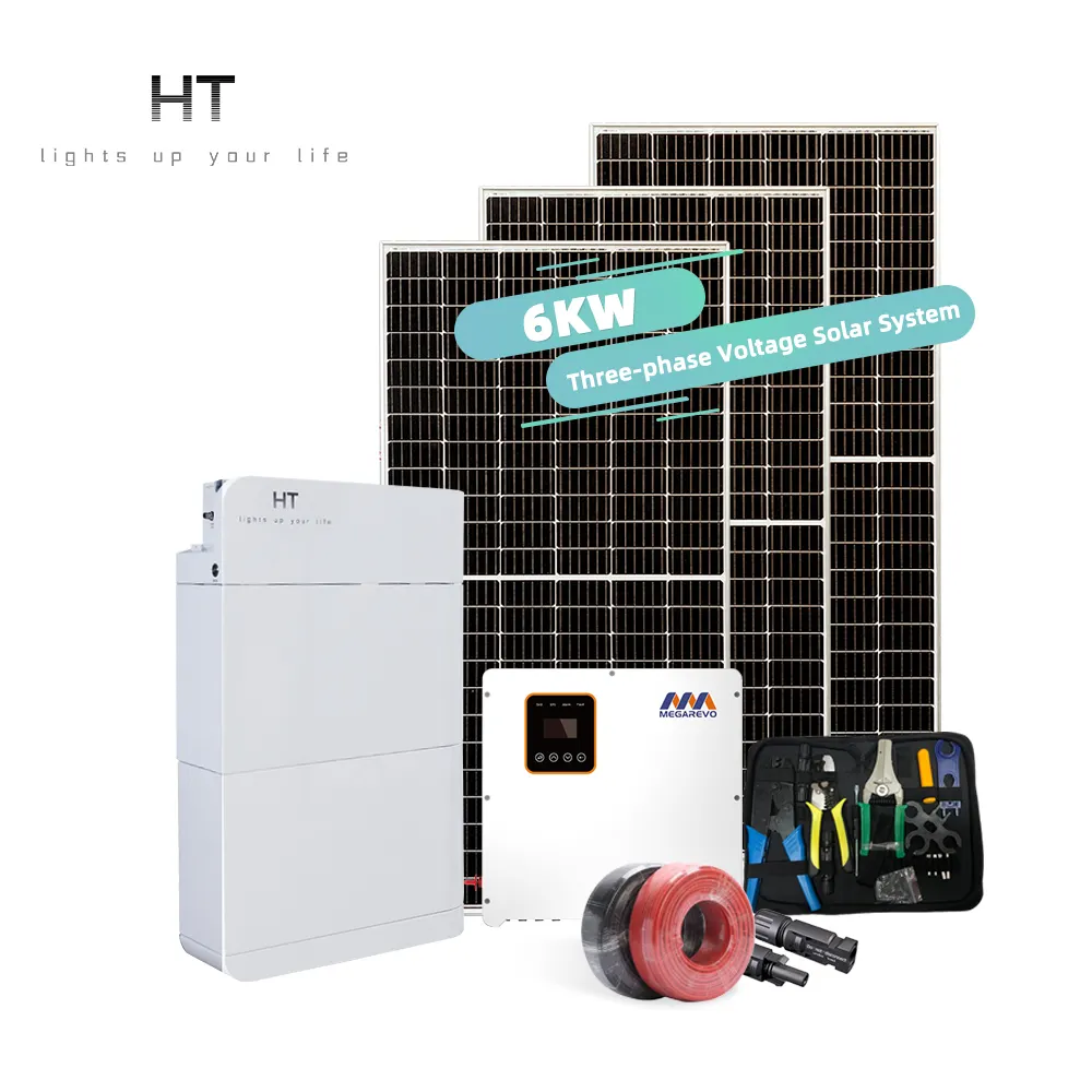 Солнечный генератор, 10 кВт, полный солнечный инвертор, солнечная энергетическая система для домашних солнечных энергетических систем, солнечная энергетическая система