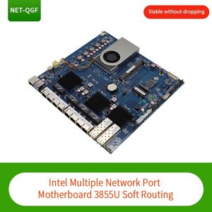 Intel 8 electrical 2 ottica multi-rete porta madre 3855U soft routing firewall controllo flusso di controllo - Product Image 2