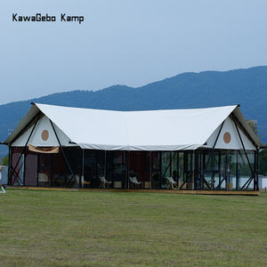 Kawagebo Kamp Custom Outdoor Resort Lodge Glamping Luxus Safari Hotel Zelte T-Bar Restaurant Zelt für Urlaub, Party und Events - Product Image 3