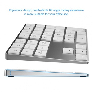Mini 34Keys Number <strong>Keyboard</strong> Laptop Rechargeable BT3.0 <strong>Keyboard</strong> Calculator Wireless <strong>Numeric</strong> Keypad <strong>Keyboard</strong>