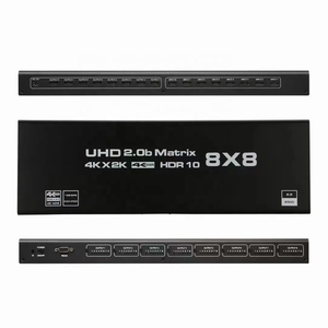 新着4KHDMIマトリックス8x88in 8 Out HDMI2.0b 4K60Hzスイッチスプリッターボックス (リモート付き) - Product Image 5