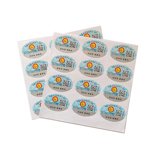 OEM Custom Logo Sicherheit Anti-Fälschung Scratch Off Silver Label mit Qr-Code - Product Image 3