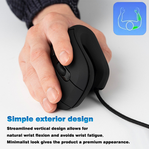 2.4Ghz Customized Vertical Ergonomic <strong>Mouse</strong> Wired <strong>Mice</strong> Comfort Design to Reduce Muscle Strain - Product Image 3