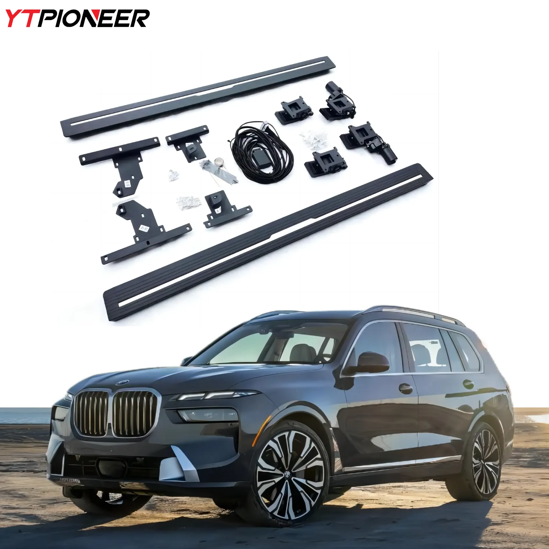 Ytpionier Hoge Kwaliteit Power Side Step Anti-Corrosie Aluminium Elektrische Treeplanken Treeplank Voor Bmw X 3X4X5 X