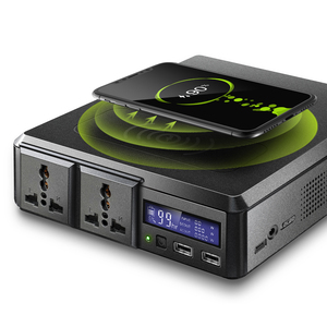 AC <strong>Outputs</strong> Two Universal Solar <strong>Inputs</strong> Portable Power Source 154W <strong>Output</strong> for Camping Mobile <strong>Devices</strong>