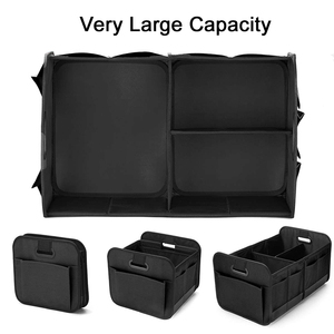 ไม่ลื่น2 In 1 Multi-ใช้รถBackseat Organizerที่นั่งBoot Cargo Storageพร้อมกระเป๋าด้านข้าง - Product Image 2