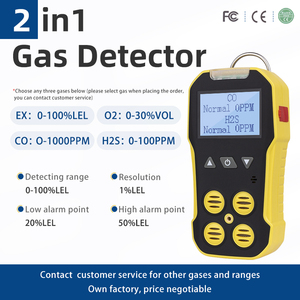 Analizzatori di Gas Lango CO2 H3S O2 NH3 per un monitoraggio accurato allarme multi sensore di gas rilevatore analizador de Gas - Product Image 4