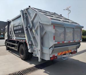 Đen Xe tải rác nhiên liệu diesel chất thải máy nén phía sau tải công suất cao rác vận chuyển xe - Product Image 6