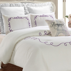 ALPHA TEXTILE 4ピースベッドシーツシンプルで素敵な色子供用睡眠高品質青島工場卸売価格 - Product Image 2