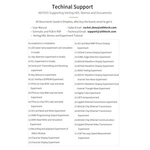 ALINX AX7035 scheda di sviluppo XILINX Artix-7 XC7A35T FPGA con A7 som kit di valutazione 14 Bit agna - Product Image 2