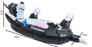 Zomer opblaasbare zwembadvlot voor honden, zwart, voor tieners, volwassenen en huisdieren. Nieuw ontwerp opblaasbare Border Collie honden zwembadvlot voor de zomer. - Product Image 6