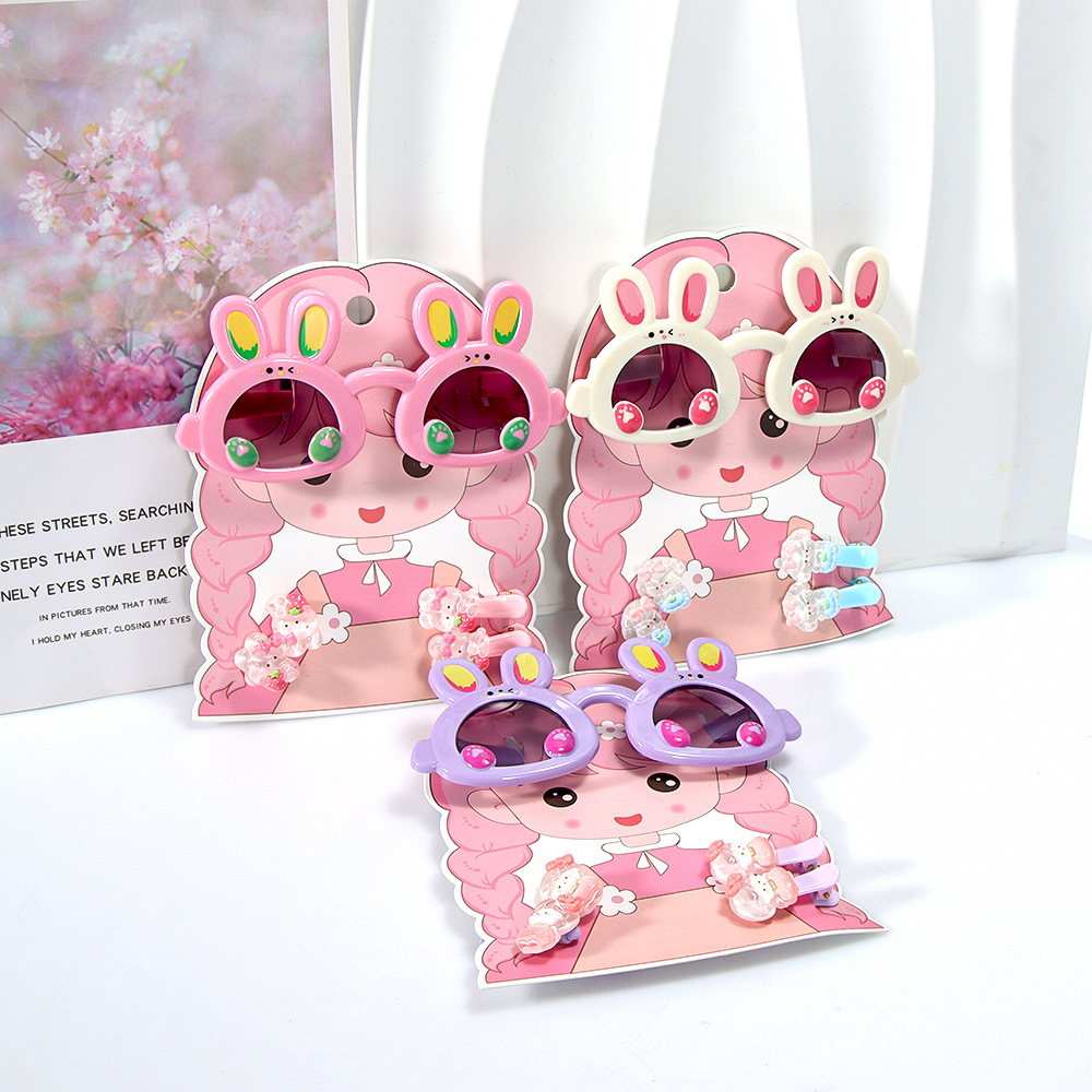 3 Sunglasses Hair Clip Set Combination 1 Piece