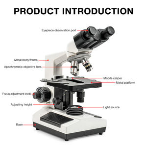<span class=keywords><strong>Microscope</strong></span> stéréoscopique composé optique en gros, <span class=keywords><strong>microscope</strong></span> binoculaire éducatif pour laboratoire scolaire, <span class=keywords><strong>microscope</strong></span> biologique - Product Image 6