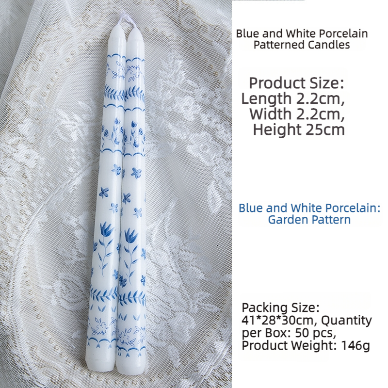 Porcelaine bleue et blanche aux motifs pastoraux