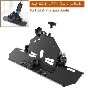 Universal 45&deg; Chamfering Bracket 115/<strong>125</strong> Angle Grinder Tile Chamfering Tool Adjustable Angle Small Angle <strong>Cutter</strong> - Product Image 4