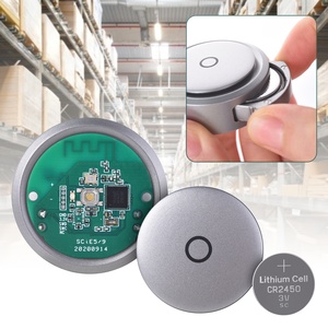 SCiE9 Fácil Substituição Da Bateria SOS/buzzer/botão programável Tag <span class=keywords><strong>BLE</strong></span> Beacon Bluetooth 5.0 Temperatura <span class=keywords><strong>Sensor</strong></span> de Umidade