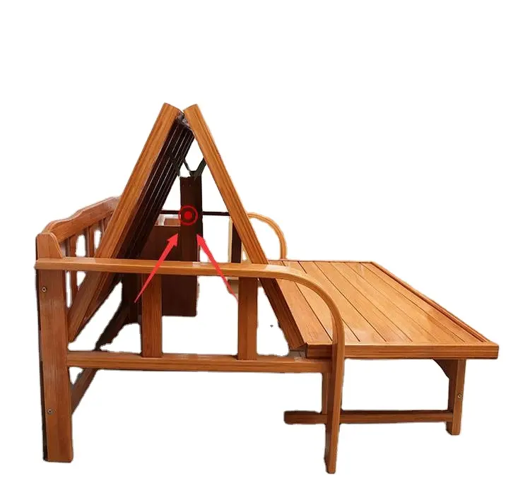 Best Sales High Quality Modern Deisgn Assemble Easily Folding Bamboo Sofa Bed