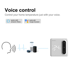 Стартовый комплект SASWELL TRV: 888 TRV + датчик с групповым управлением + шлюз Zigbee, комплект контроллера температуры для подогрева воды в полу - Product Image 6