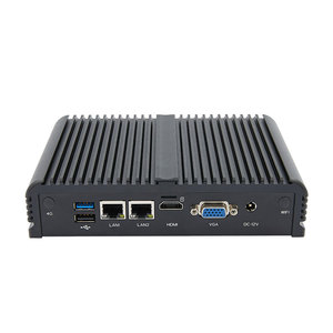 2 LAN Mini PC J1900 With Bay Path Quad Core DDR3L 1333HZ 1*MSATA SSD Mini Desktop PC - Product Image 1